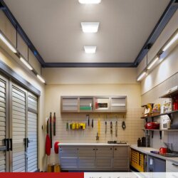 Светильник светодиодный СПБ-2-КВАДРАТ 5Вт 230В 4000К 400Лм 140мм белый IN HOME