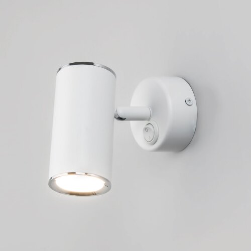 Настенный светодиодный светильник Rutero GU10 SW белый - фото 1