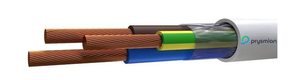 Провод ПВС 3х2.5 Б ПЭТ-ПЛЕНКА (бухта) (м) РЭК-PRYSMIAN 2503050201 - фото