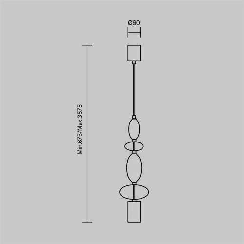 Подвесной светильник Monochrome 2700К 17Вт, GU10x1 (Черный) - фото 11