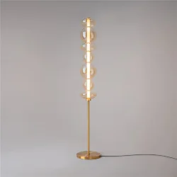 Напольный светильник (торшер) Futuro 3000К 40Вт (Латунь)