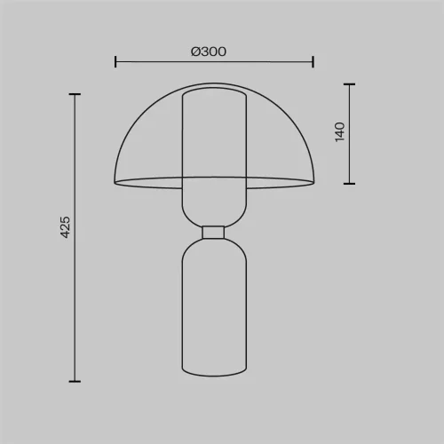 Настольный светильник Memory E14х1 (Черный) - фото 10