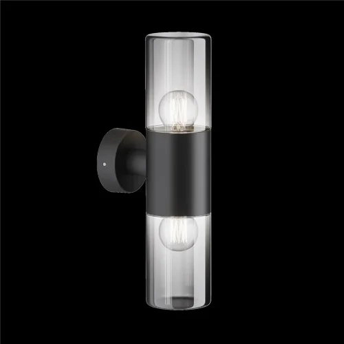 Настенный светильник (бра) Amas E27x2 60Вт IP 54 (Графит) - фото 4