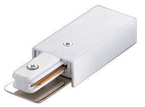 UBX-Q121 K01 WHITE 1 POLYBAG Ввод питания для шинопровода, Однофазный, Цвет белый, Упаковка полиэтиленовый пакет. - фото 1