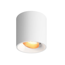 Светильник накладной, IP 20, 10 Вт, GU5.3, LED, белый/бронзовый, пластик, Denkirs DK3090-WBR