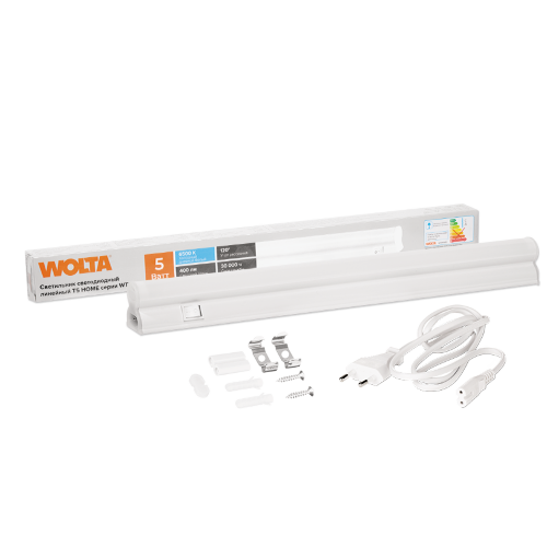 Светодиодный светильник WOLTA WT5W5W30 5Вт 6500К IP20 400лм соединяемый в линию - фото 5.