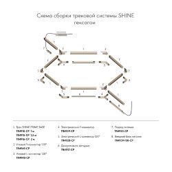 Подвод питания Denkirs SHINE PRIME BASE | ШАЙН ПРАЙМ БЕЙС , Denkirs TR4920-CP
