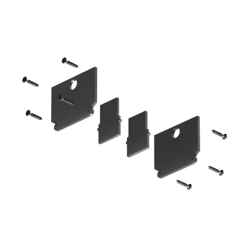 TR2025-BK Комплект торцевых заглушек для трека SMART ONE. Фото 3