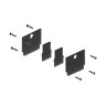 TR2025-BK Комплект торцевых заглушек для трека SMART ONE. Фото 3