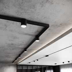 Трековый светильник 12W 4200K Solo чёрный Slim Magnetic 85054/01