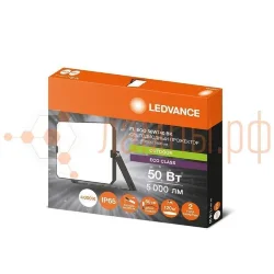 Прожектор светодиодный 50W/4000K IP65 | 5000Lm Симметричный 105° Чёрный | FLOODLIGHT ECO G4 | - LEDVANCE