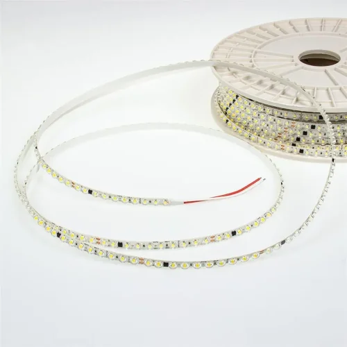 Светодиодная лента линзованная 220VAC 2835 100led/m, 12W/m, white, A115, nano IP53, со скотчем - фото II