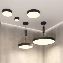 Потолочный светильник Зон / Zon 12 Вт 4000 К 120° (Черный) C032CL-12W4K-RD-B