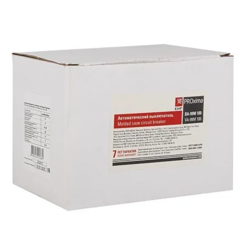 Выключатель автоматический 3п 100/63А 50кА ВА-99М PROxima электр. расцеп. EKF mccb99-100-63me - фото 2