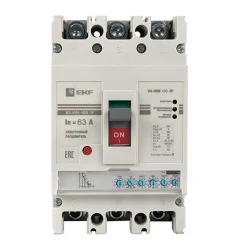 Выключатель автоматический 3п 100/63А 50кА ВА-99М PROxima электр. расцеп. EKF mccb99-100-63me