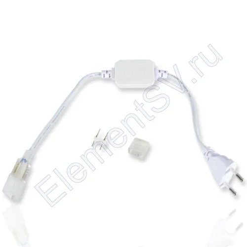 Сетевой шнур для одноцветной ленты 2835, 5050 220V 220C - фото.