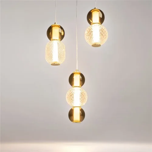 Подвесной светильник Drop 3000К 33Вт (Золото) - фото 12