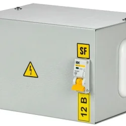 Ящик с понижающим трансформатором ЯТП 0.25 220/12В (2 авт. выкл.) IEK MTT12-012-0250