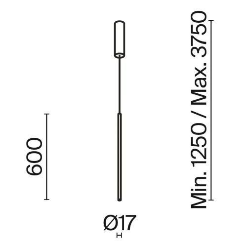 Подвесной светильник Halo 3000-4000К 11Вт (Черный) - фото 2