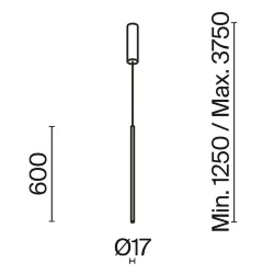 Подвесной светильник Halo 3000-4000К 11Вт (Черный)