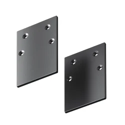 Заглушка торцевая 2шт Gravity накладной черный (Черный) TRA010EC-41B