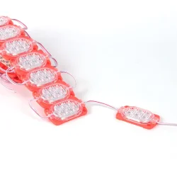 Светодиодный модуль 6 led 2835 MOD102 (12V, 1.2W, red, IP65)