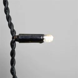 Гирлянда Занавес 2 x 2 м Тепло-Белый 220В, 400 LED, Провод Черный Каучук 2,3мм, IP65