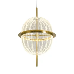 Подвесной светильник Шепот / Whisper (Латунь) FR6184PL-L17BS