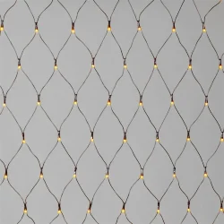 Светодиодная Сеть 2 x 3 м Желтая  220В, 384 LED, Провод Чёрный ПВХ, IP54