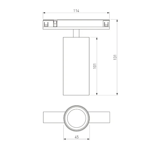 Titan Line Трековый светильник 10W 3000K титан 85525/01 - фото 8