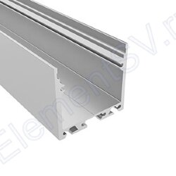 Профиль алюминиевый прямоугольный 4L-3535-S ANOD