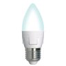 LED-C37 7W-4000K-E27-FR-DIM PLP01WH Лампа светодиодная, диммируемая, Форма свеча, матовая, Серия Яркая, Белый свет 4000K. - фото 1