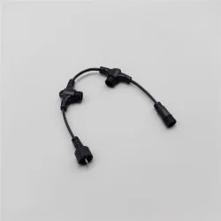 Разветвитель 3-х Лучевой для Нитей 24В без Возможности Управления, Провод Черный ПВХ, IP65