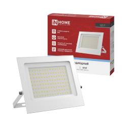 Прожектор светодиодный СДО-7 100Вт 230В 6500К IP65 белый IN HOME