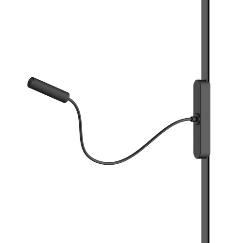 DK5313-BK Светильник для трека Air, серия Spot 3000 со светодиодом, ?26*495мм, 48V DC, 2W, RA?90, 24°, 3000K, IP20, черный, алюминий. Фото 4