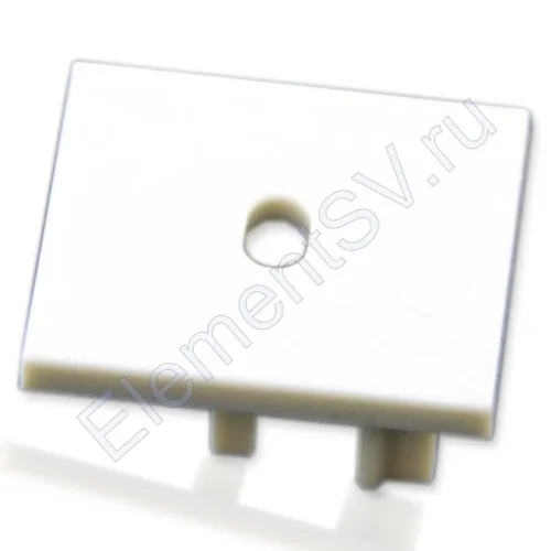 Заглушка с отверстием для профиля D002 (979) - фото.