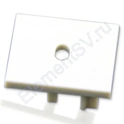 Заглушка с отверстием для профиля D002 (979)