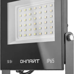 Прожектор светодиодный 71 660 OFL-50-6K-BL-IP65-LED 50Вт 6000К IP65 4000лм черн. ОНЛАЙТ 71660