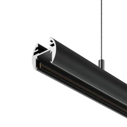 Шинопровод 2м подвесной круглый Basity, черный (Черный) TRX172-R-112B