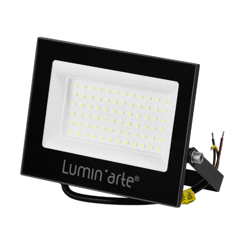 Светодиодный прожектор LUMIN'ARTE LFL-70W/06 70Вт 5700К IP65 5600лм серый корпус - фото.