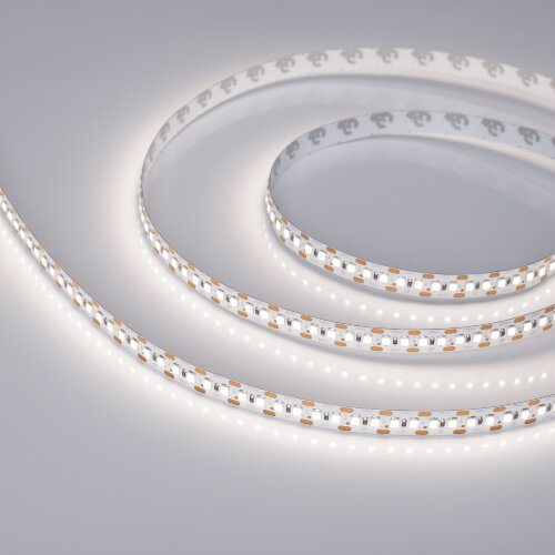 Светодиодная лента RT-A168-10mm 24V Day4000-CX2 (17.3 W/m, IP20, 2835, 5m) (Arlight, резка 2 светодиода) - фото 1
