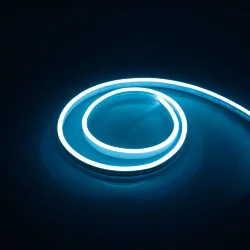 Светодиодный гибкий неон 5*12, 12V iceblue LN508