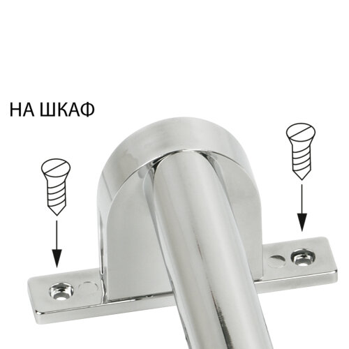 ULT-F37-8W-4500K IP44 CHROME Светодиодный светильник для подсветки мебели и зеркал ванной комнаты, Хром - фото 3