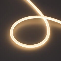 Светодиодная лента герметичная MOONLIGHT-COTTON-TOP-S-M560-D13xmm 24V Warm3000 (11 W/m, IP65, 5m, wire x1) (Arlight, Вывод прямой, 3 года)