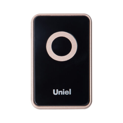 UDB-094W-R1T1-38S-BL-GL Звонок электронный, 220В, Радиус действия 150 м, Черный с золотистым - фото 6