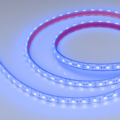 Светодиодная лента герметичная RTW-PFS-B60-13mm 12V Blue (14.4 W/m, IP68, 5060, 5m) (Arlight, 14.4 Вт/м, IP68) - фото 1