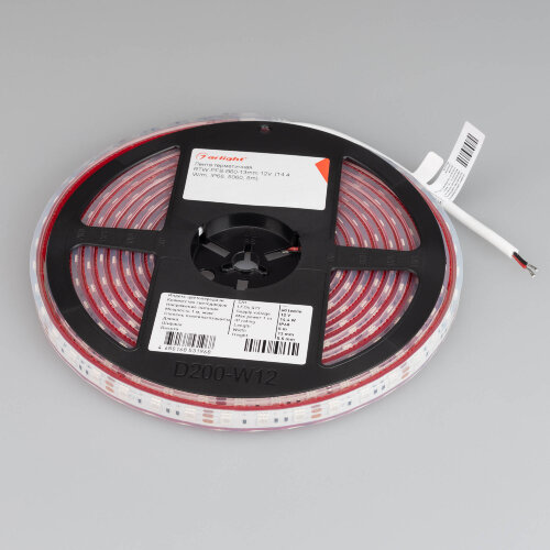Светодиодная лента герметичная RTW-PFS-В60-13mm 12V Blue (14.4 W/m, IP68, 5060, 5m) (Arlight, 14.4 Вт/м, IP68) 036280 - фото 3