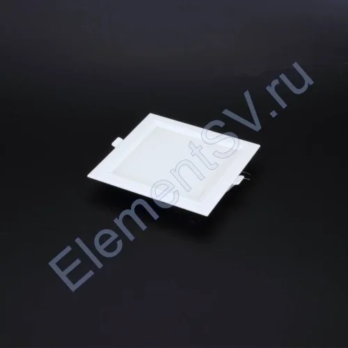 Светодиодный светильник DL-SS-12W MB42 (220V, 12W, square 143mm, warm white) - фото.