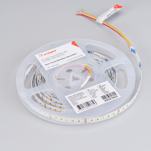 Светодиодная лента RT-А240-10mm 24V White-MIX (19.2 W/m, IP20, 3528, 5m) (Arlight, Изменяемая ЦТ) 025210(2) - фото 6