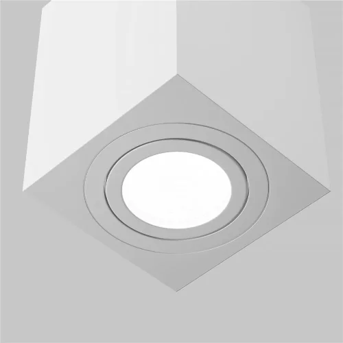 Потолочный светильник Атом / Atom 1*GU10 10 Вт (Белый) C017CL-01W - фото 2